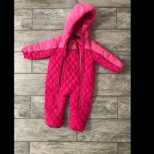Little girls snowsuit